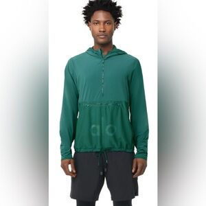 New Alo Yoga Airwave Windbreaker Jacket Baltic Men’s Medium